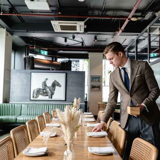 Setting the Tables at Daffodil Mulligans